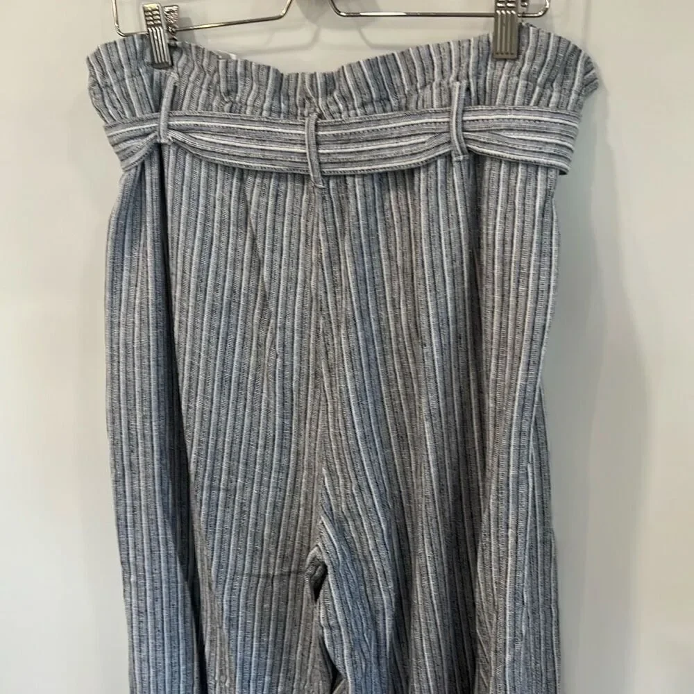 Banana republic paper‎ bag linen pants size 12